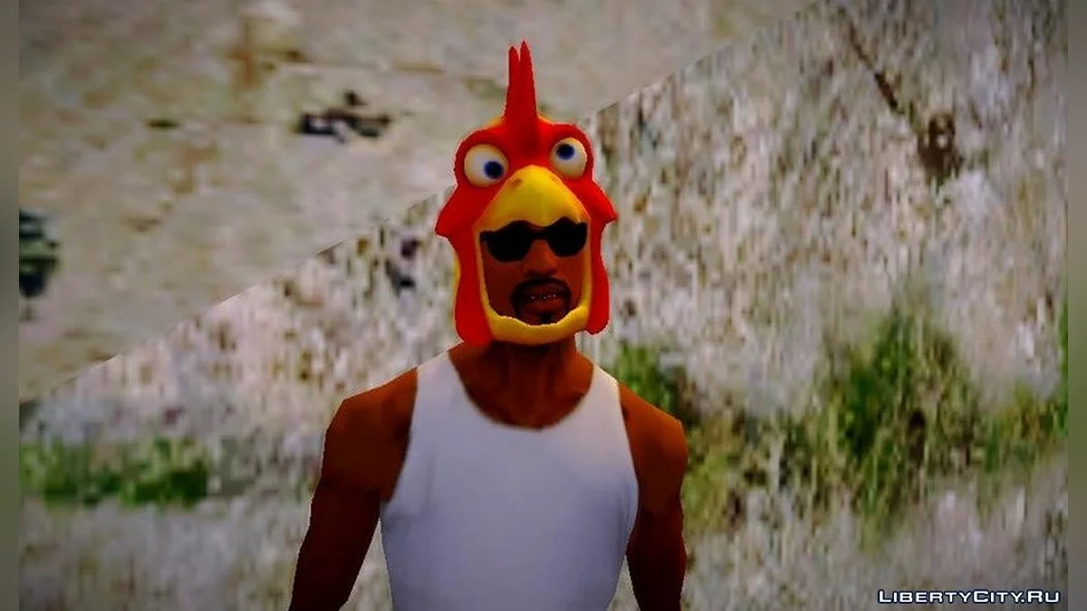 Маска курицы из DLC 