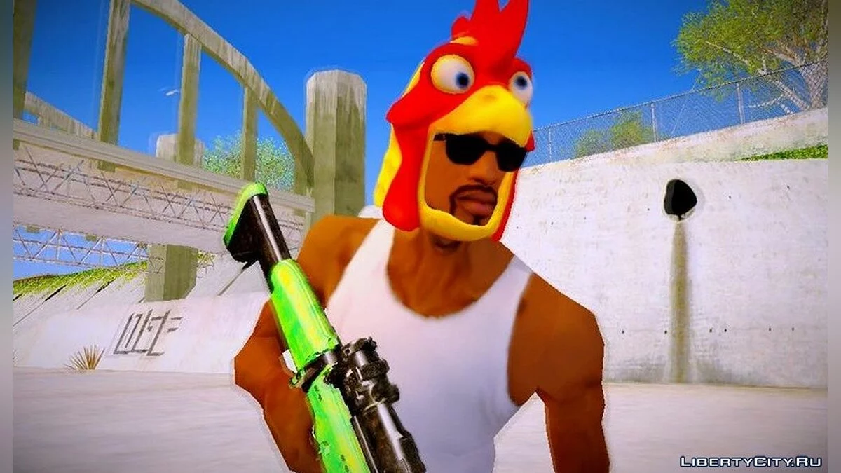Маска курицы из DLC 