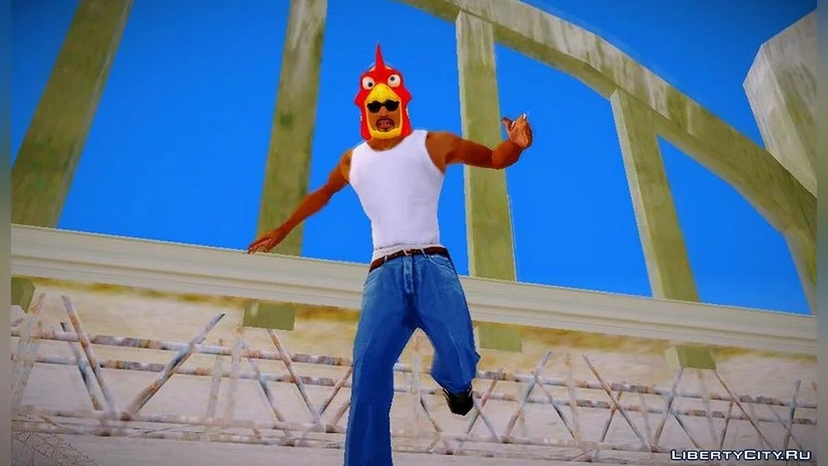 Маска курицы из DLC 