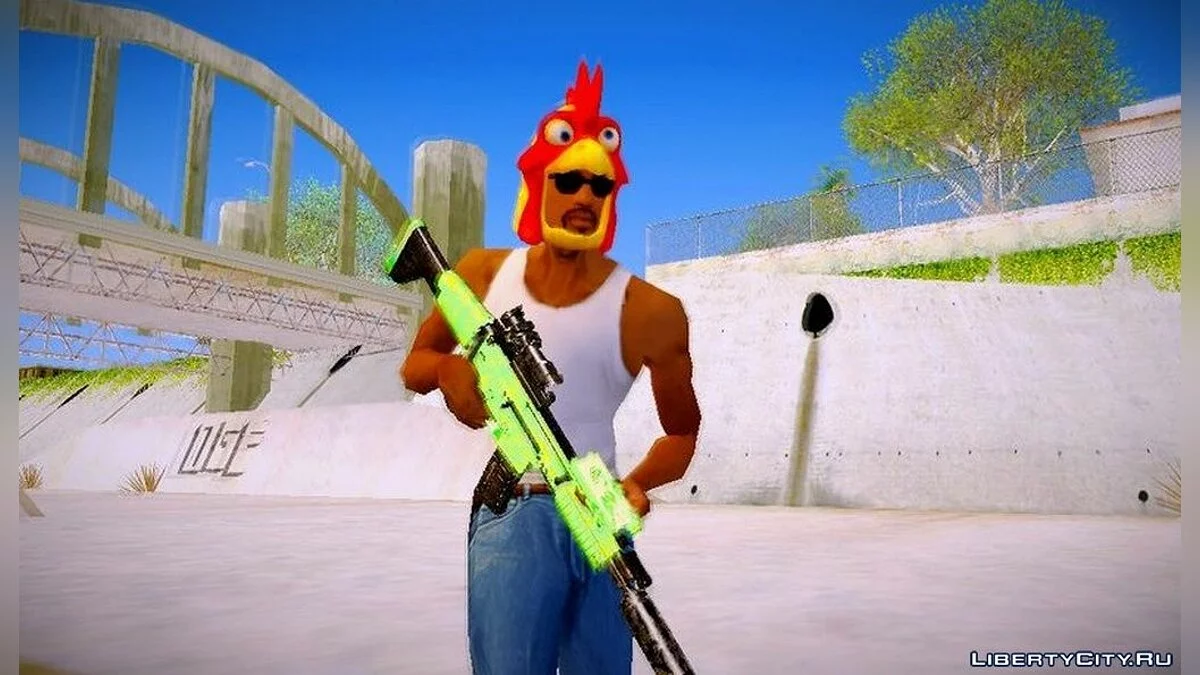 Маска курицы из DLC 