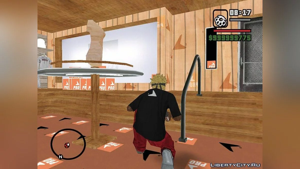 Прическа и повязка на голову как у Наруто / GTA San Andreas
