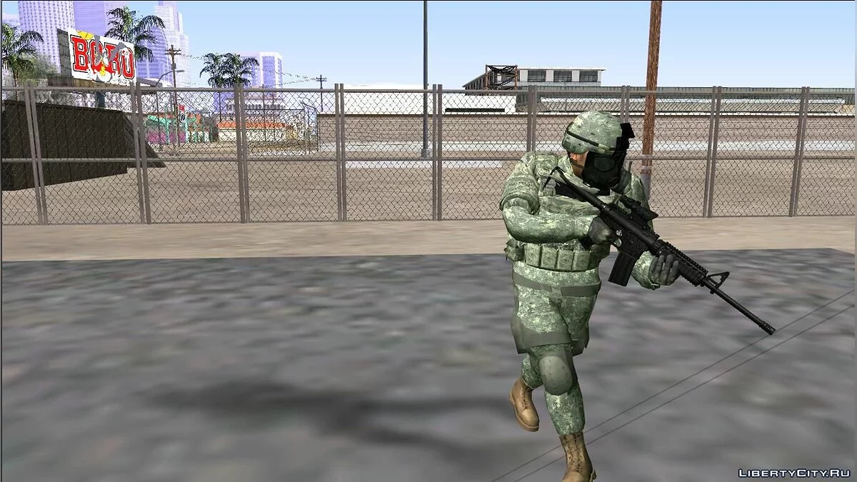 Армейский противогаз / GTA San Andreas