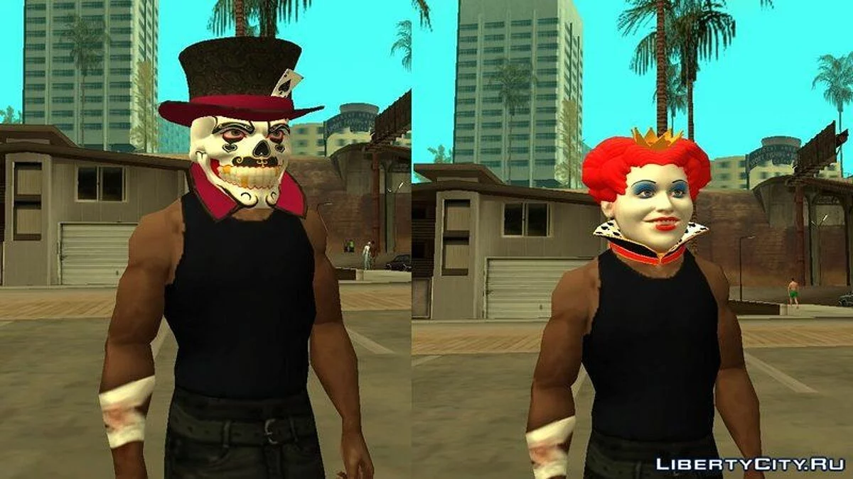 Маски из GTA 5 (Diamond Casino & Resort DLC) / GTA San Andreas