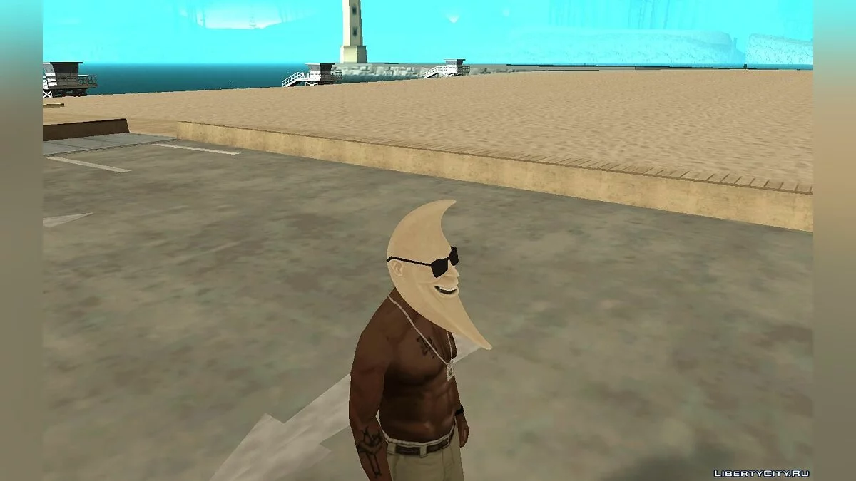 Лунная маска для Карла / GTA San Andreas