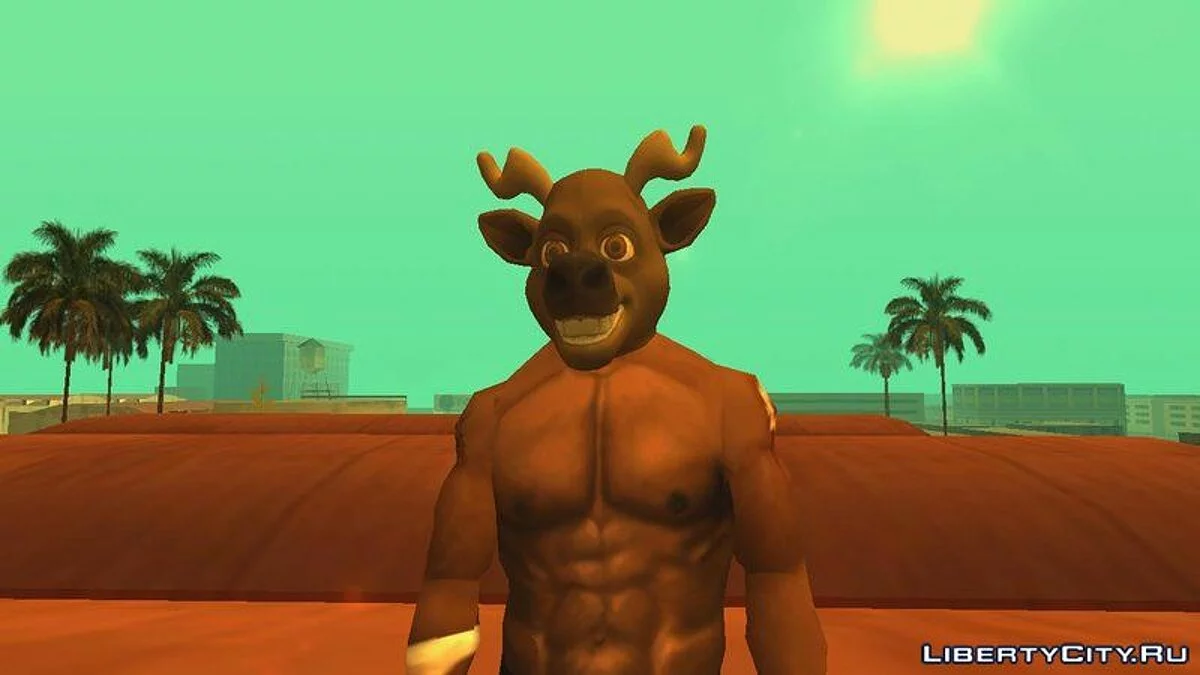 Набор новогодних масок / GTA San Andreas