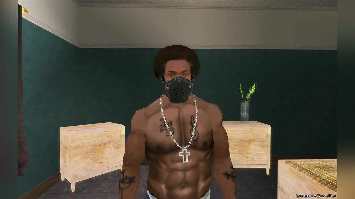 Байкерская маска для лица / GTA San Andreas