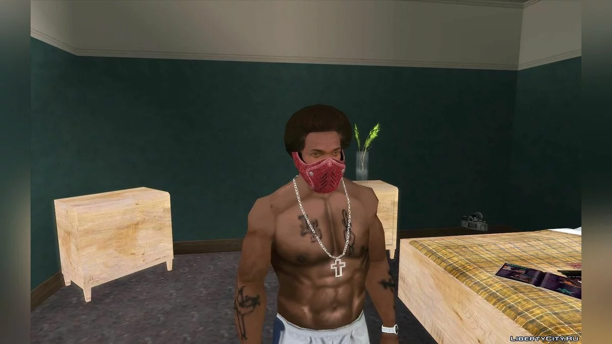 Байкерская маска для лица / GTA San Andreas