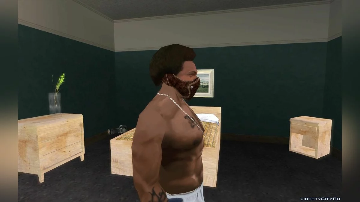 Байкерская маска для лица / GTA San Andreas