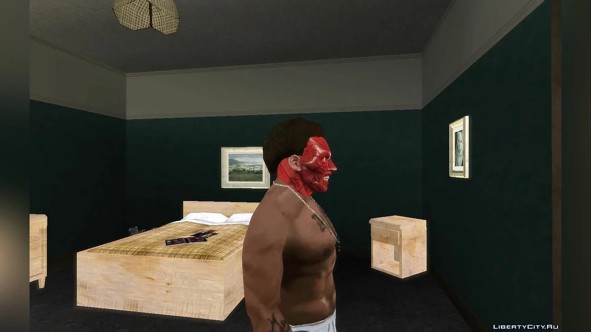 Маски на Хэллоуин для Карла и Франклина   / GTA San Andreas