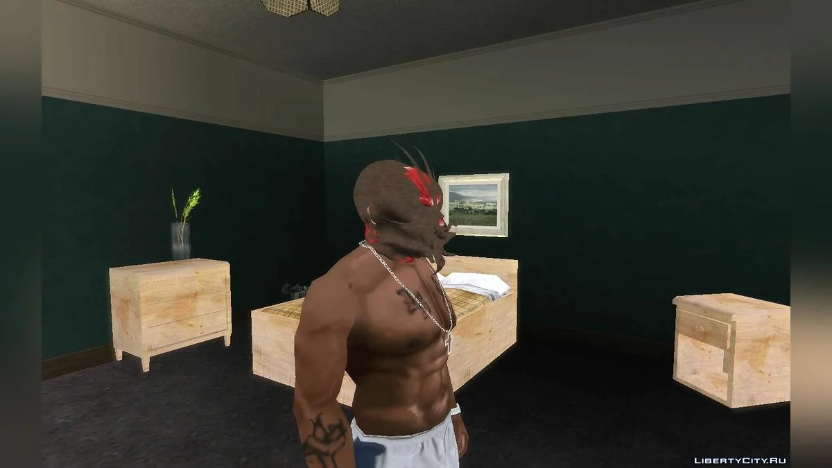Маски на Хэллоуин для Карла и Франклина   / GTA San Andreas