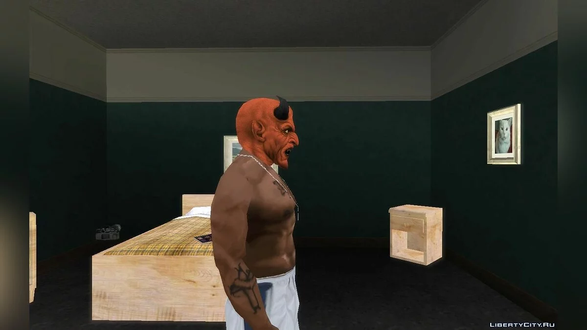 Маски на Хэллоуин для Карла и Франклина   / GTA San Andreas