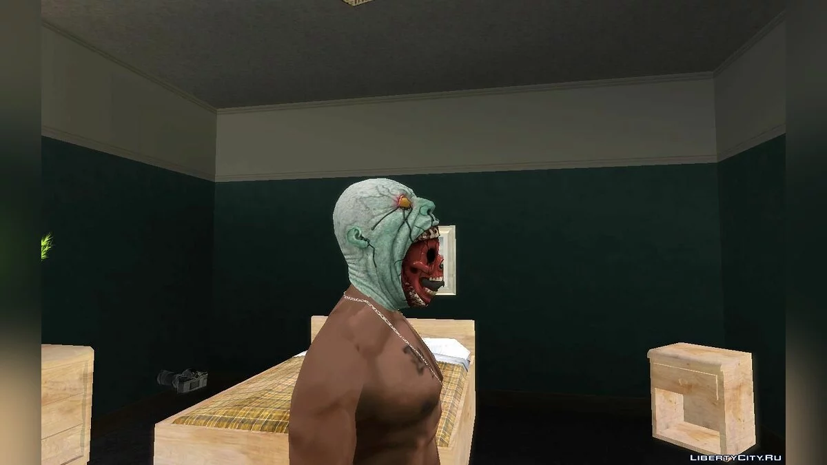 Маски на Хэллоуин для Карла и Франклина   / GTA San Andreas