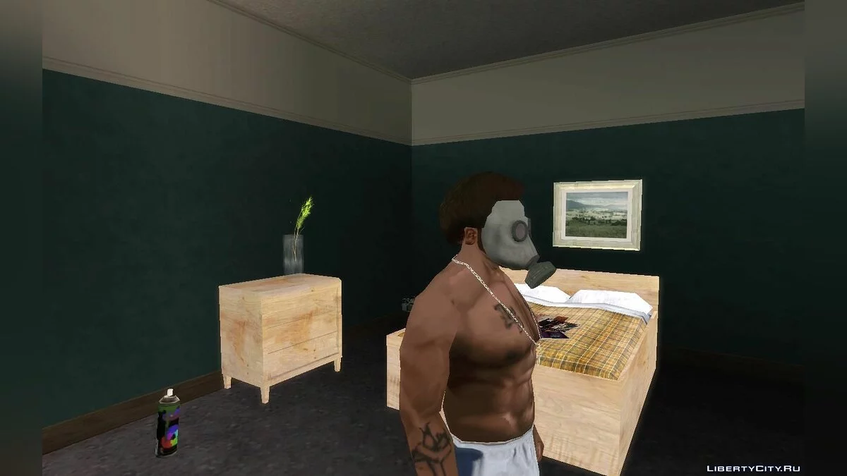 Противогаз из Call of Duty Modern Warfare 2  / GTA San Andreas