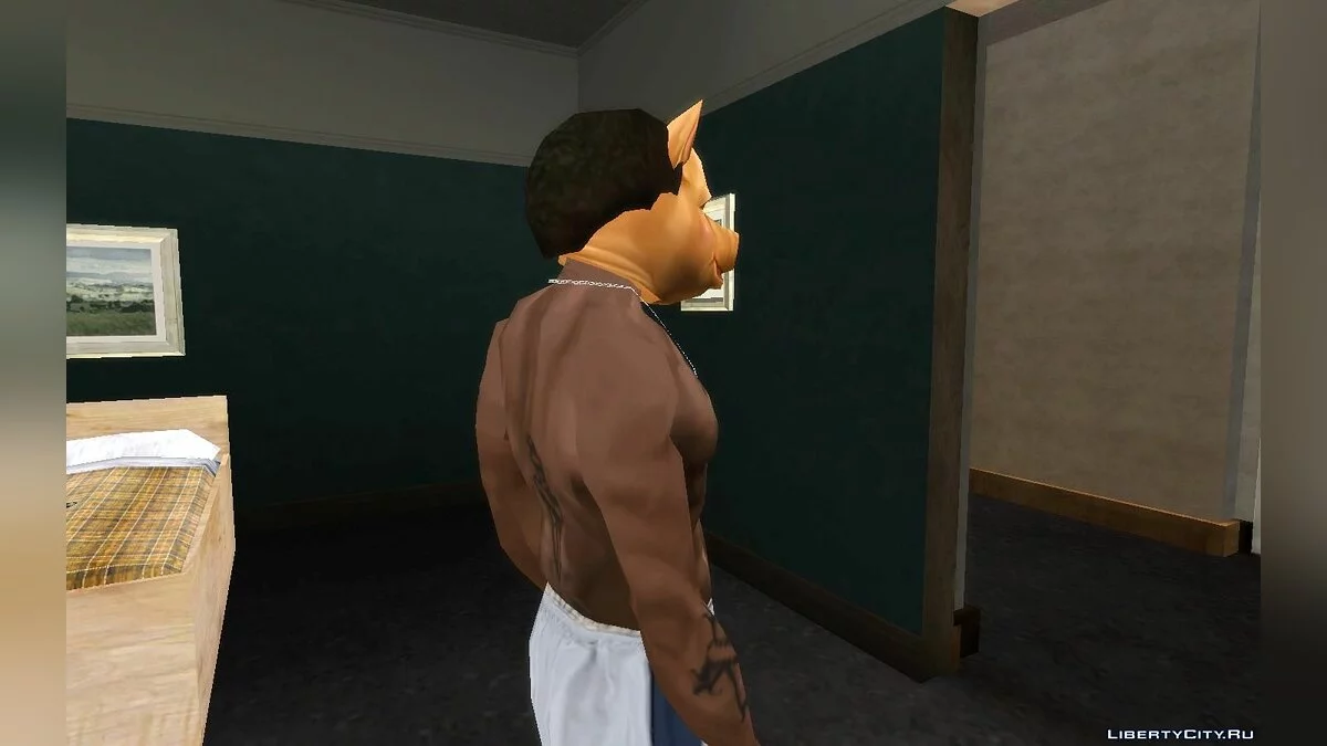 Маска свиньи из Bully SE / GTA San Andreas