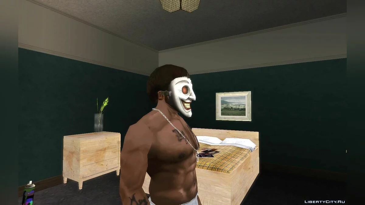 Маска клана Джокеров из Injustice Gods Among Us / GTA San Andreas