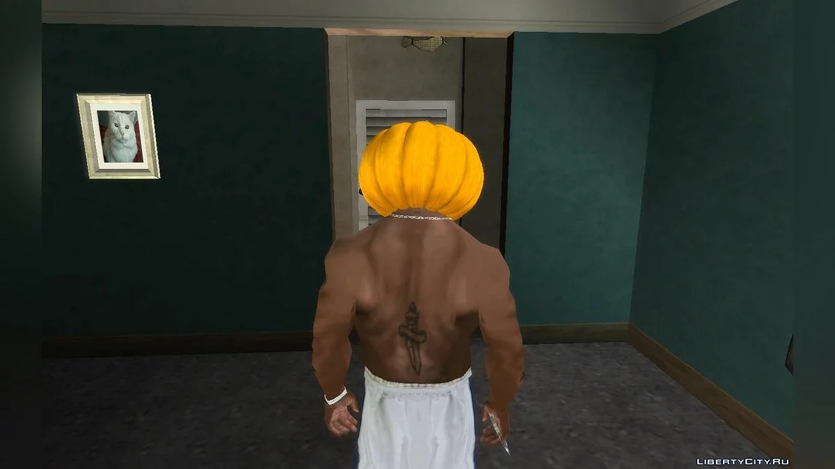 Тыквенная маска (Празднование Хэллоуина) / GTA San Andreas