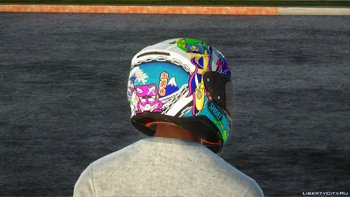 Мотоциклетный шлем Shoei NXR / GTA San Andreas