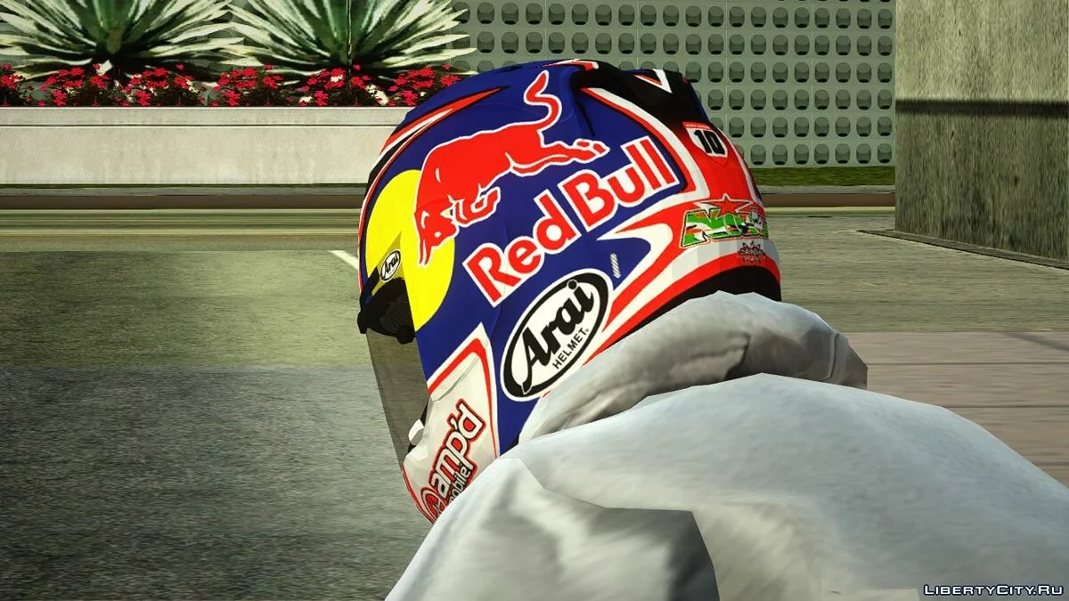 Мотоциклетный шлем Arai RX-7 Corsair Nicky Hayden / GTA San Andreas