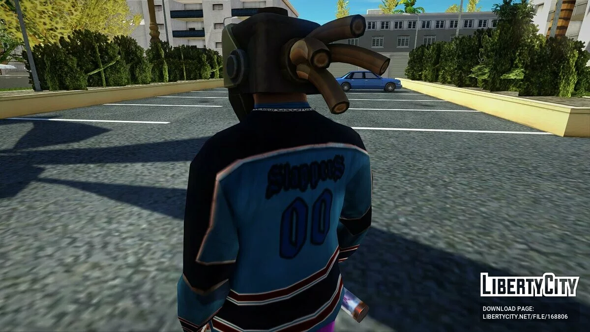 Маска из Free Fire / GTA San Andreas