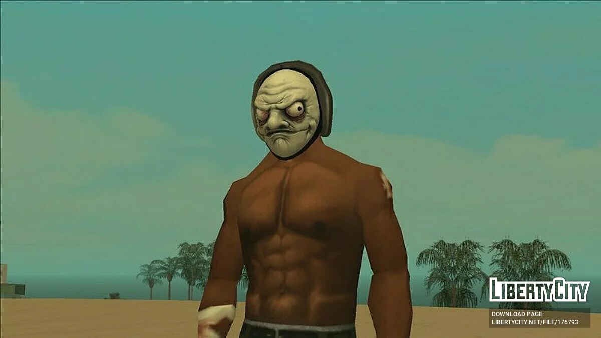 Маски с мемами из Payday / GTA San Andreas