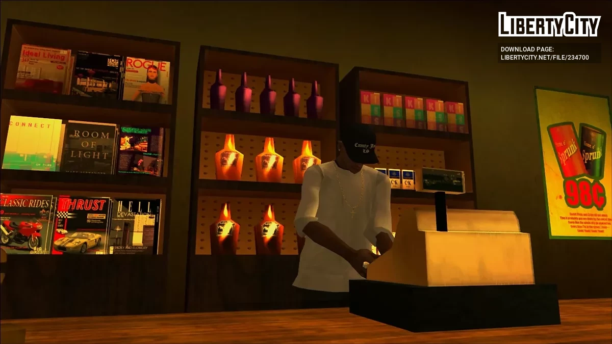 Кепка окружной тюрьмы Los Santos / GTA San Andreas