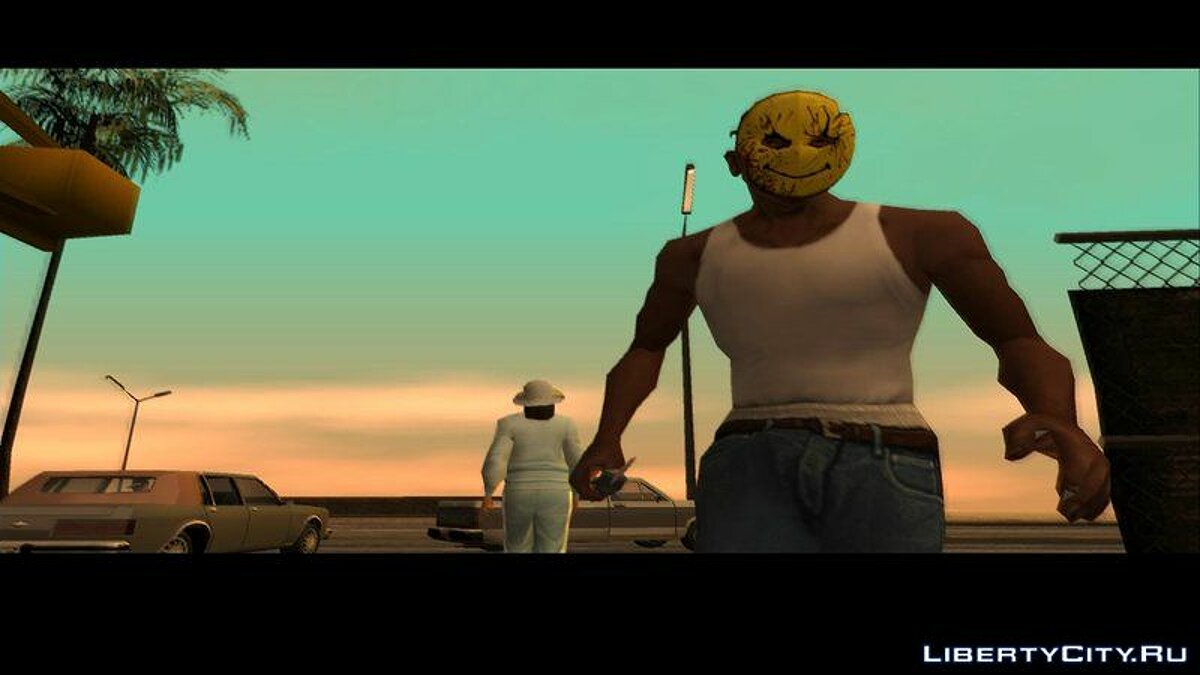 Маска смайл из Manhunt для GTA San Andreas - Картинка #1