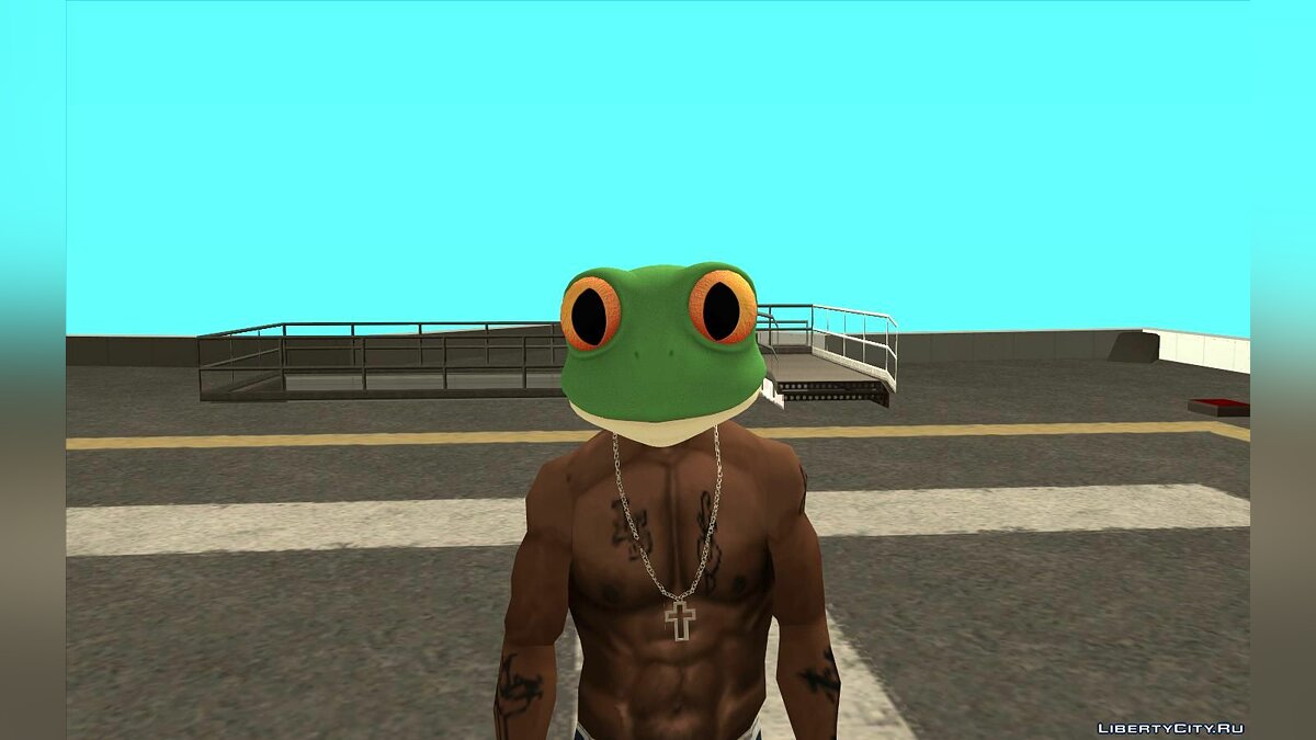 Маска лягушки из игры The Sims 3 для GTA San Andreas - Картинка #1