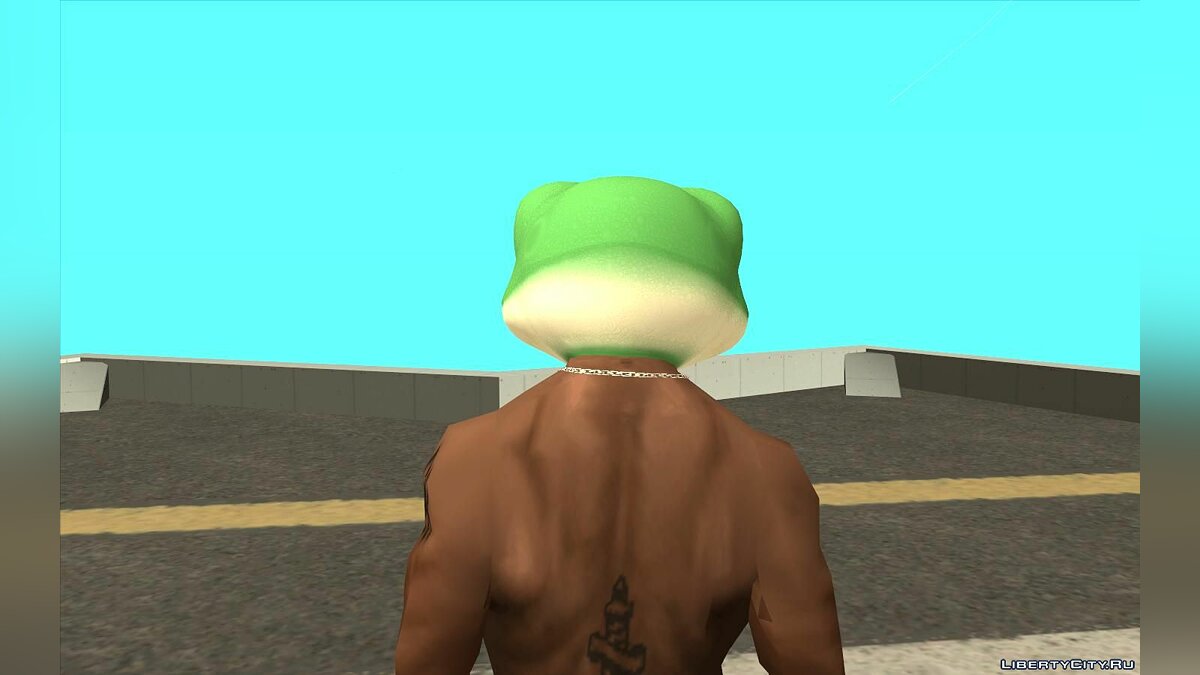 Маска лягушки из игры The Sims 3 для GTA San Andreas - Картинка #3