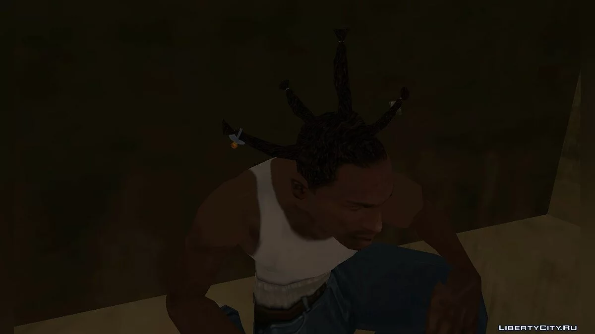 Loc Dog`S hair for CJ / GTA San Andreas