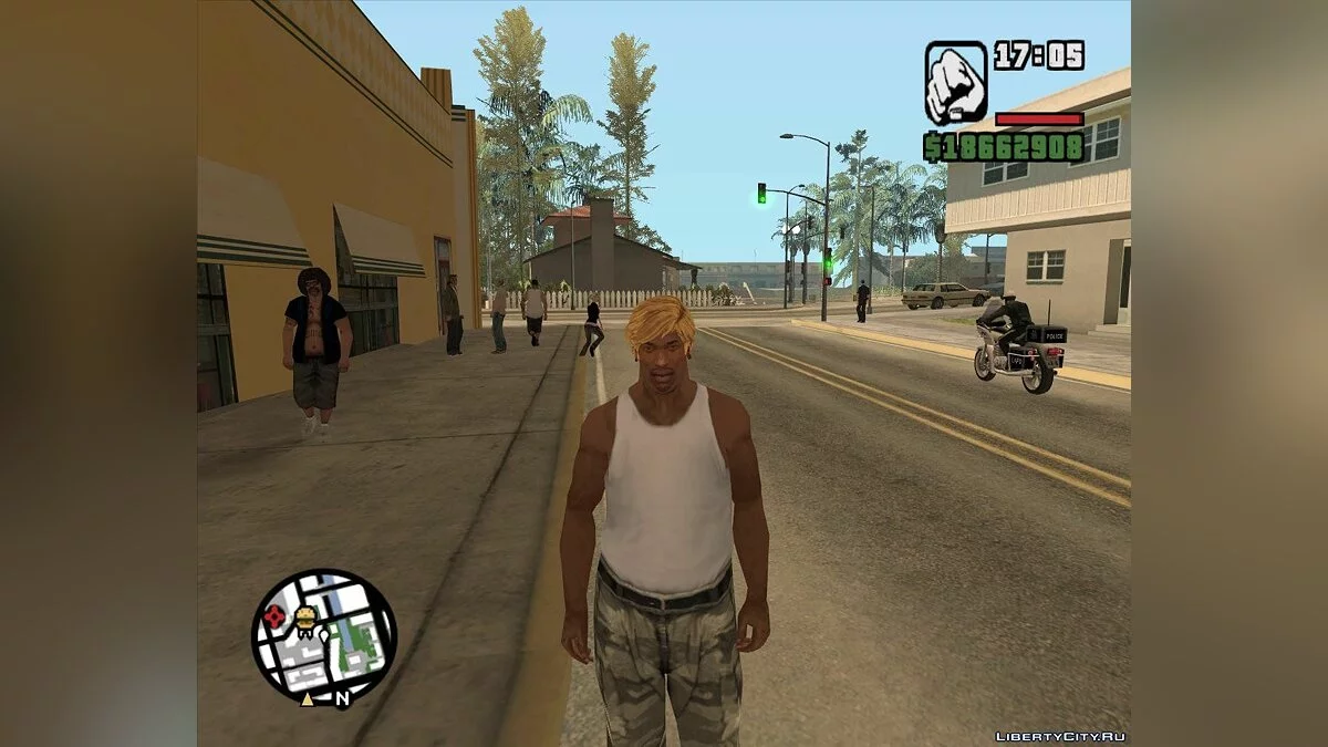 Прическа Rugged class / GTA San Andreas
