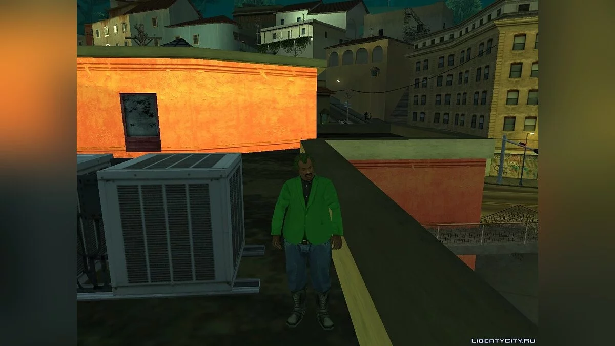 Joker`s hair for CJ / GTA San Andreas