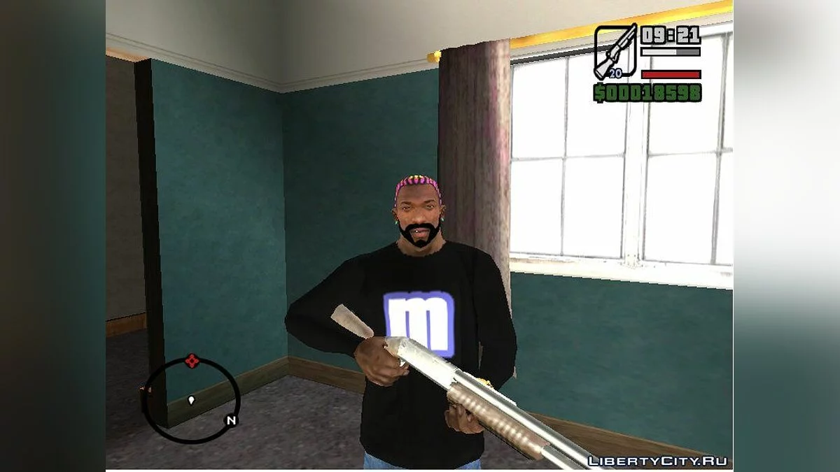 Разноцветные волосы / GTA San Andreas