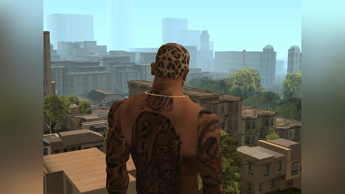 Рисунок леопарда - Новая причёска / GTA San Andreas