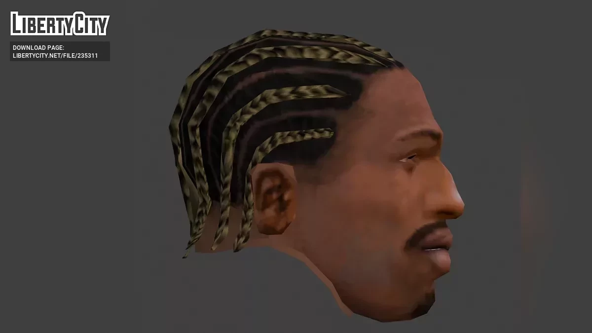 Новые косички для CJ / GTA San Andreas