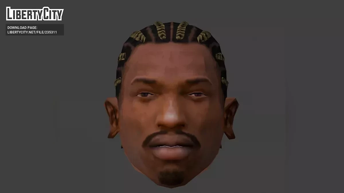 Новые косички для CJ / GTA San Andreas