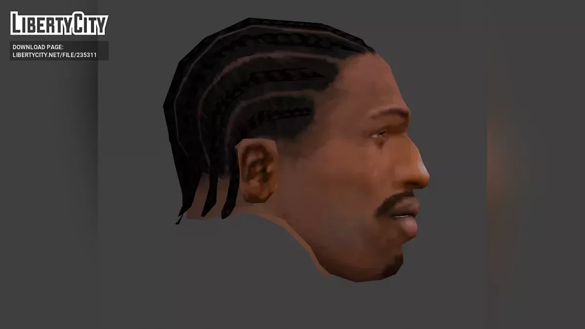 Новые косички для CJ / GTA San Andreas