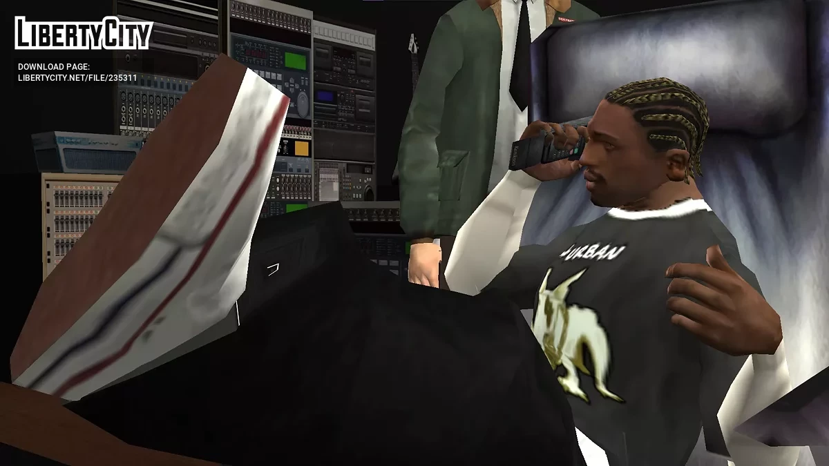 Новые косички для CJ / GTA San Andreas