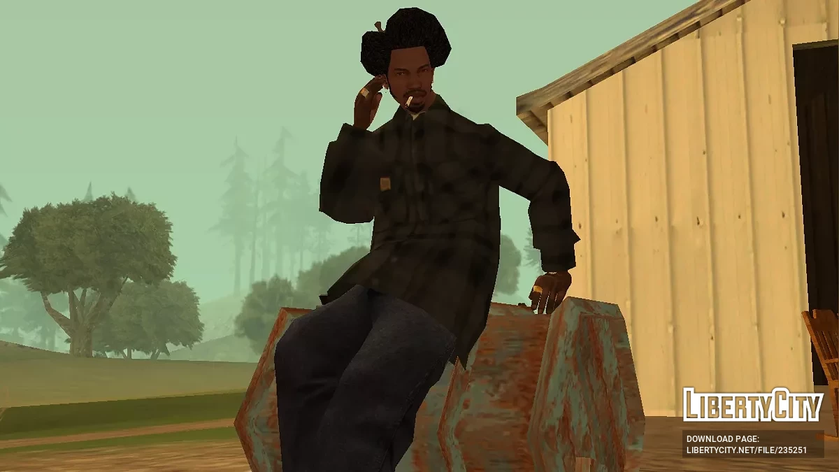 Короткая стрижка для CJ / GTA San Andreas