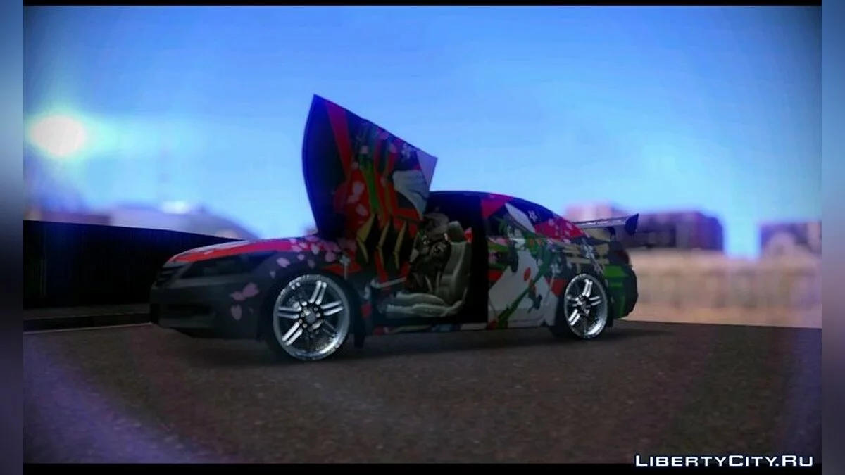 Honda Accord 2011 [Hatsune Miku Senbonzakura Itasha] / GTA San Andreas