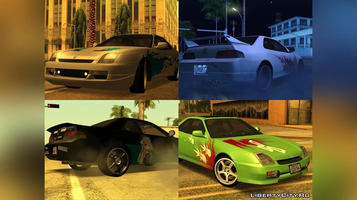 Honda Prelude Mk5 1998 (US-Spec) [Tunable] / GTA San Andreas