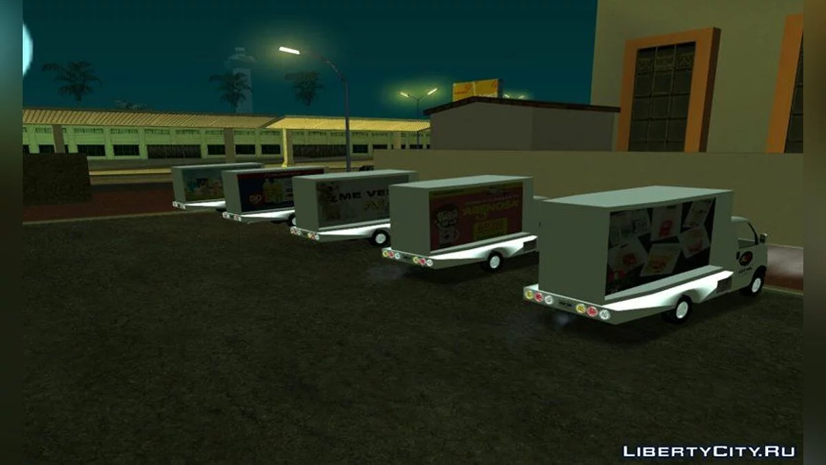 Рекламный фургон Honda Acty Kei / GTA San Andreas