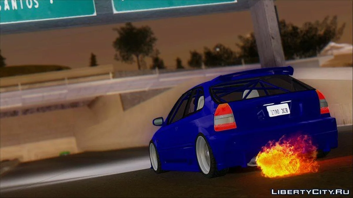 Honda Civic Hatchback Tuned / GTA San Andreas