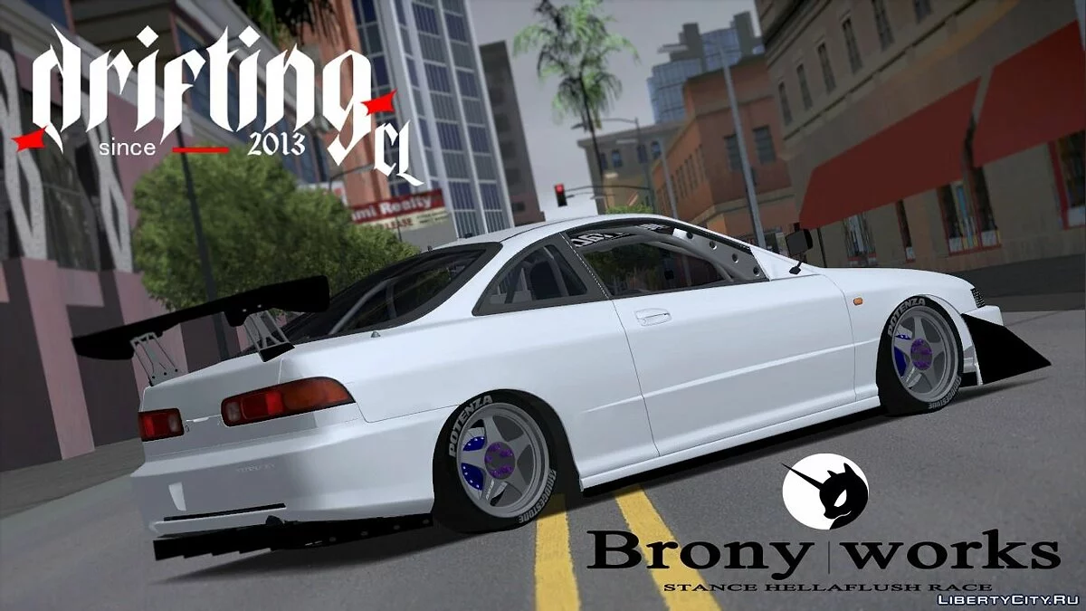 Honda Integra DC2 time attack / GTA San Andreas