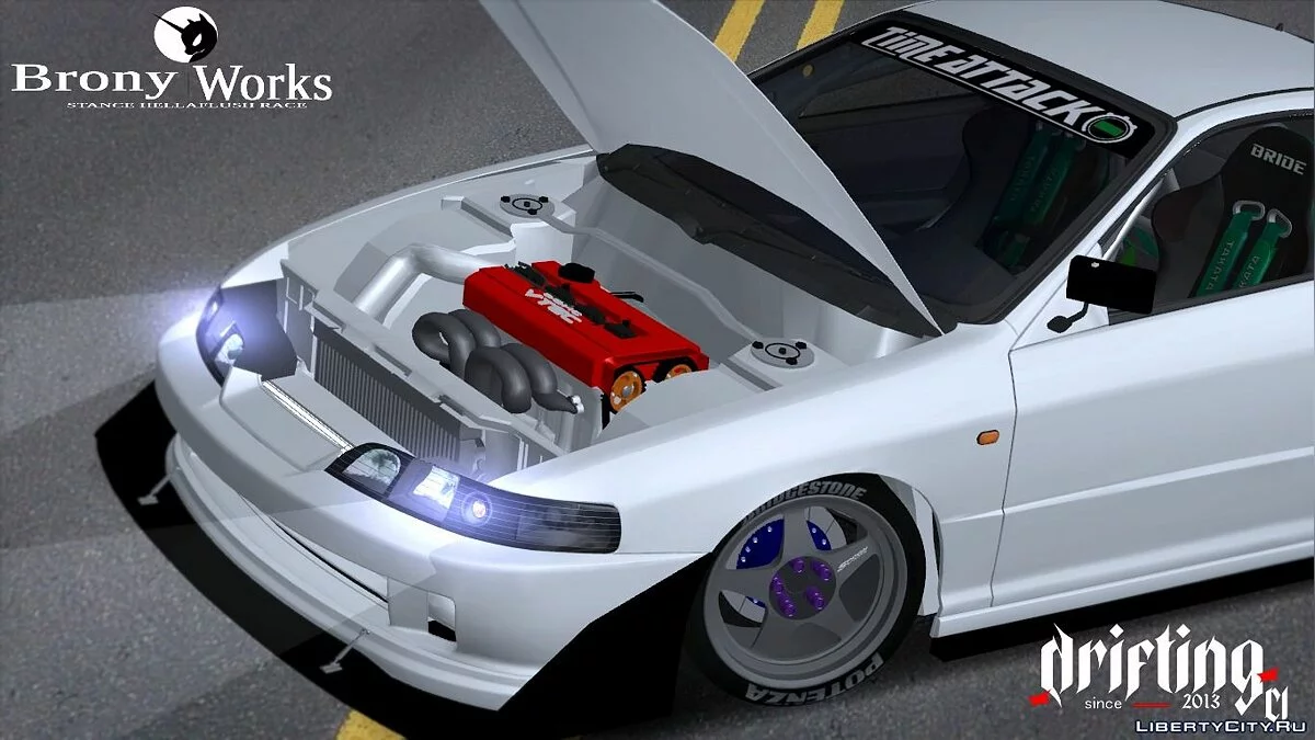 Honda Integra DC2 time attack / GTA San Andreas