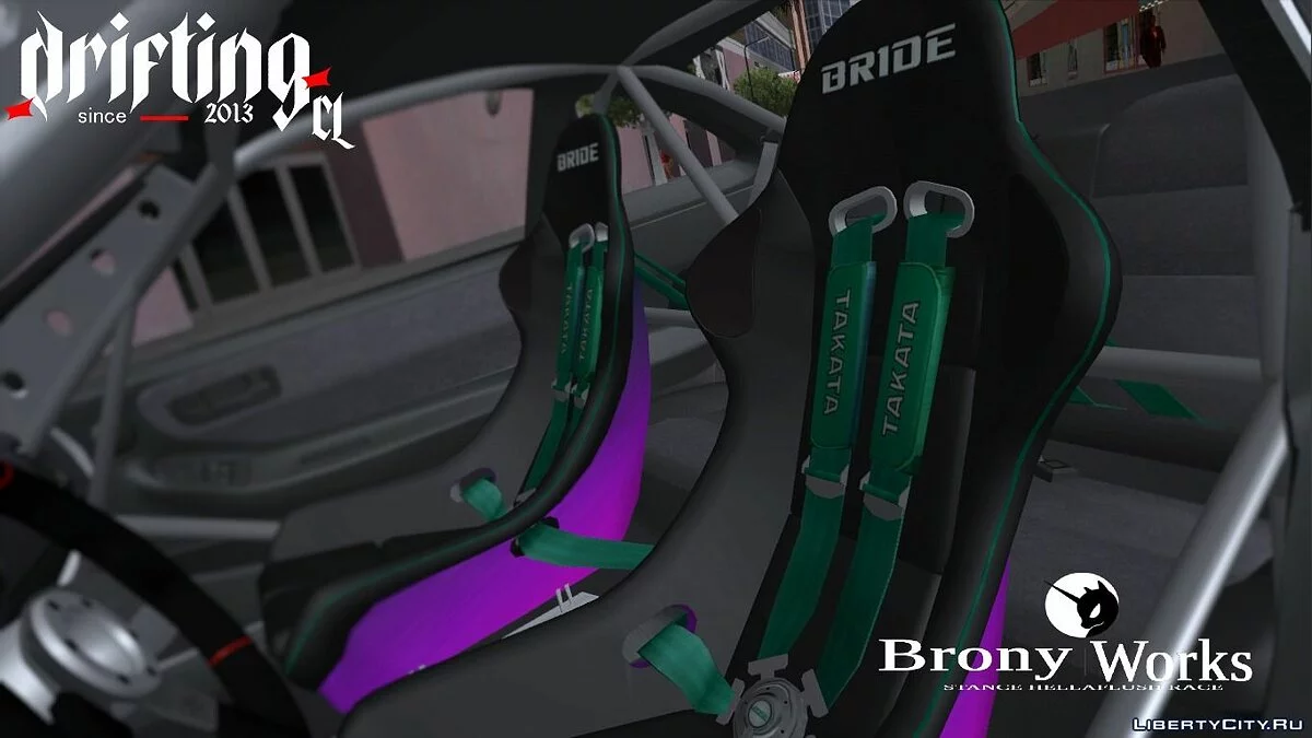 Honda Integra DC2 time attack / GTA San Andreas