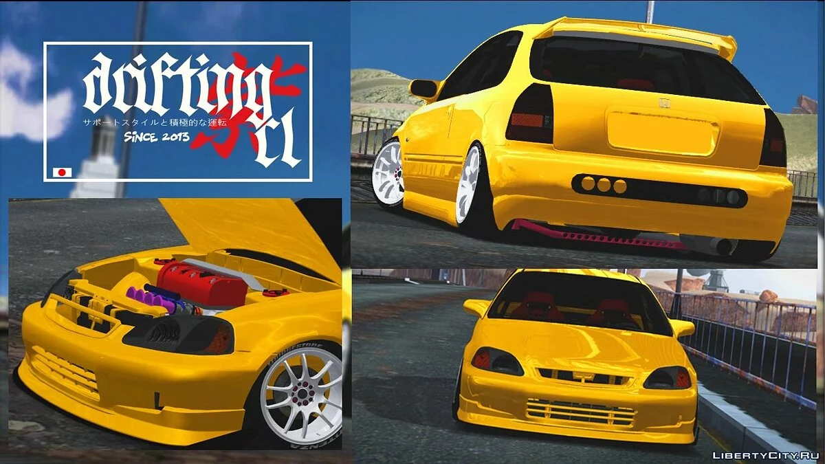 Honda Civic EK9 Trackcar / GTA San Andreas