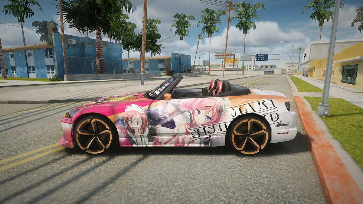 Honda S2000 Nishikino Maki Love Live Itasha / GTA San Andreas