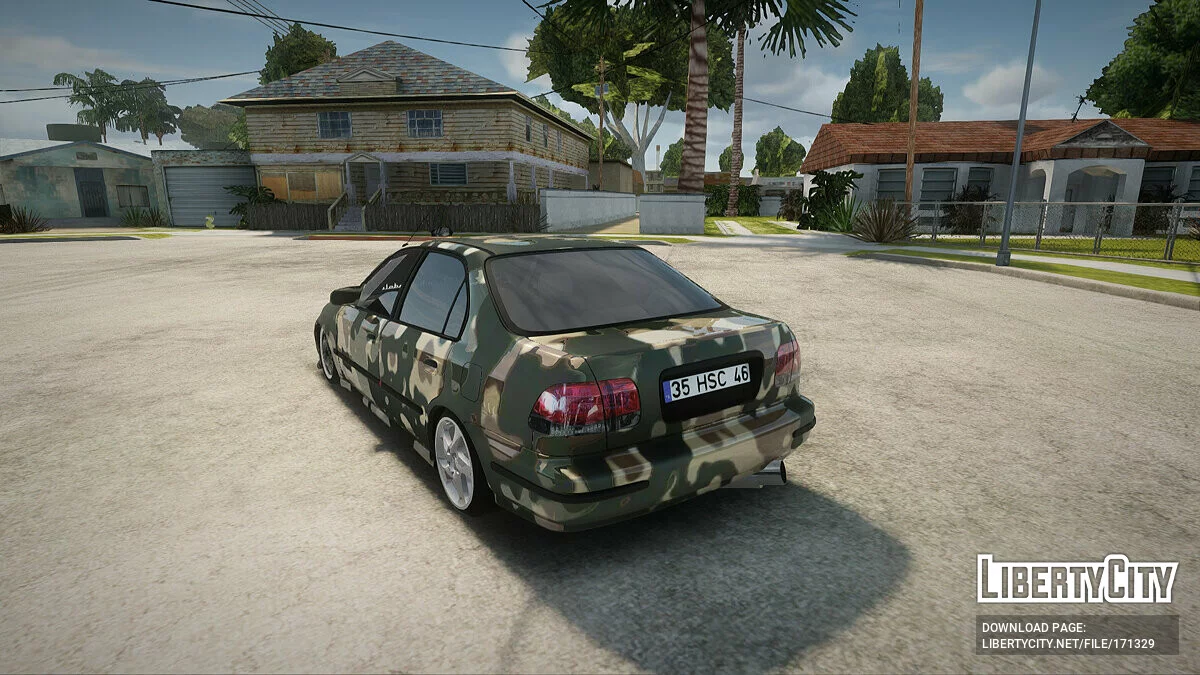 Honda Civic TskDan Onaylı hollandalı / GTA San Andreas