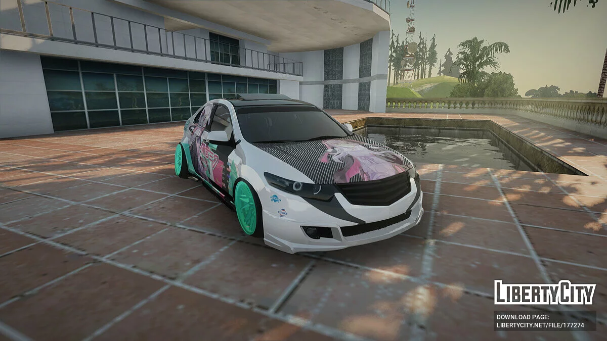 Honda Accord Yukari Itasha / GTA San Andreas