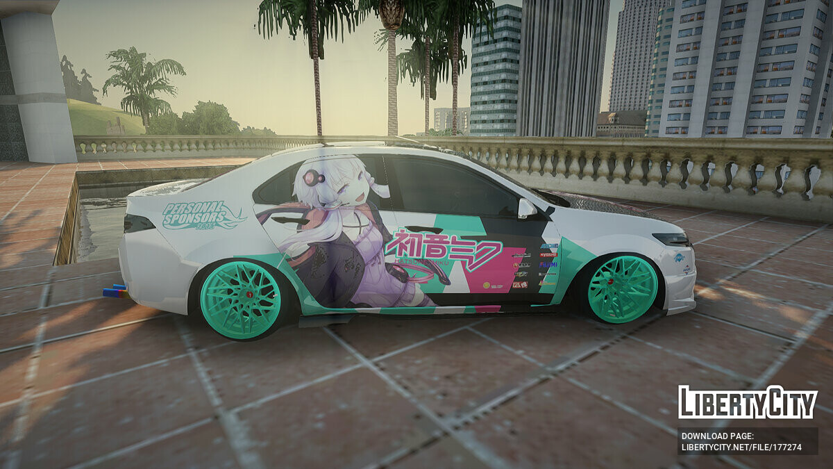 Скачать Honda Accord Yukari Itasha для GTA San Andreas